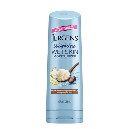 Jergens bottle front label showing product name and size for quick ID