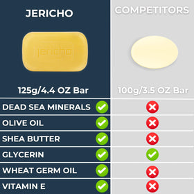 Jericho product label close-up showing ingredients and vegan note