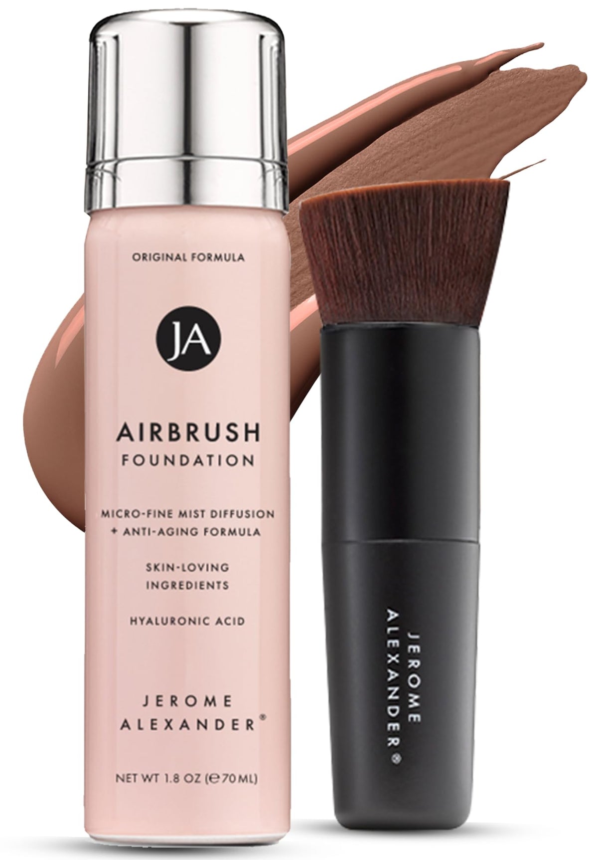 Jerome Alexander front packaging showing product and shade, quick identification benefit