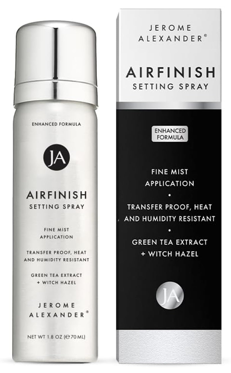 Jerome Alexander front bottle showing sleek packaging and easy application