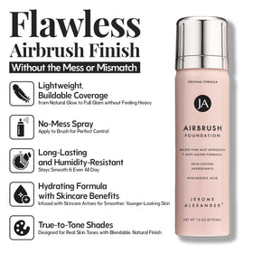 Jerome Alexander spray nozzle closeup highlighting even microfine mist delivery
