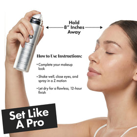 Jerome Alexander spray on hand showing fast absorption and non-sticky finish