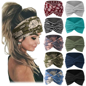 Jesries front packaging showing the ten-piece headband set and color range for outfit matching