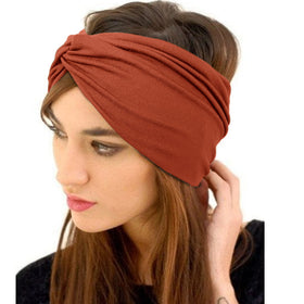 Jesries headband worn during workout showing non-slip secure fit
