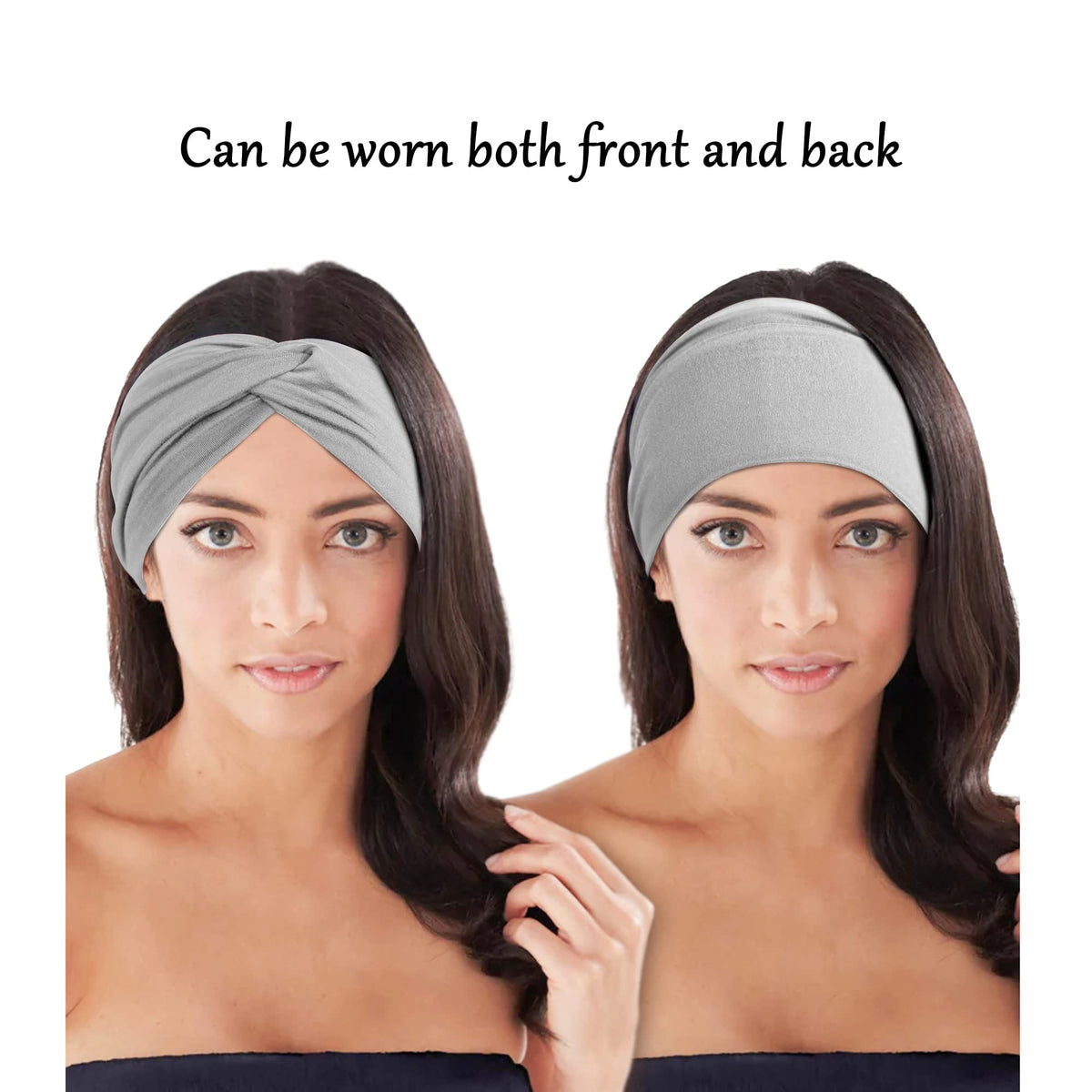 Jesries model wearing headband outdoors demonstrating secure fit and everyday comfort