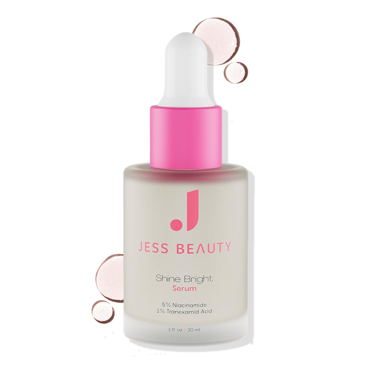 JESS BEAUTY front packaging showing bottle and label for daily brightening