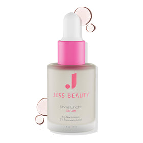 JESS BEAUTY front packaging showing bottle and label for daily brightening