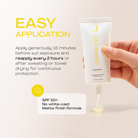 JESS BEAUTY under makeup comparison showing even base and compatibility