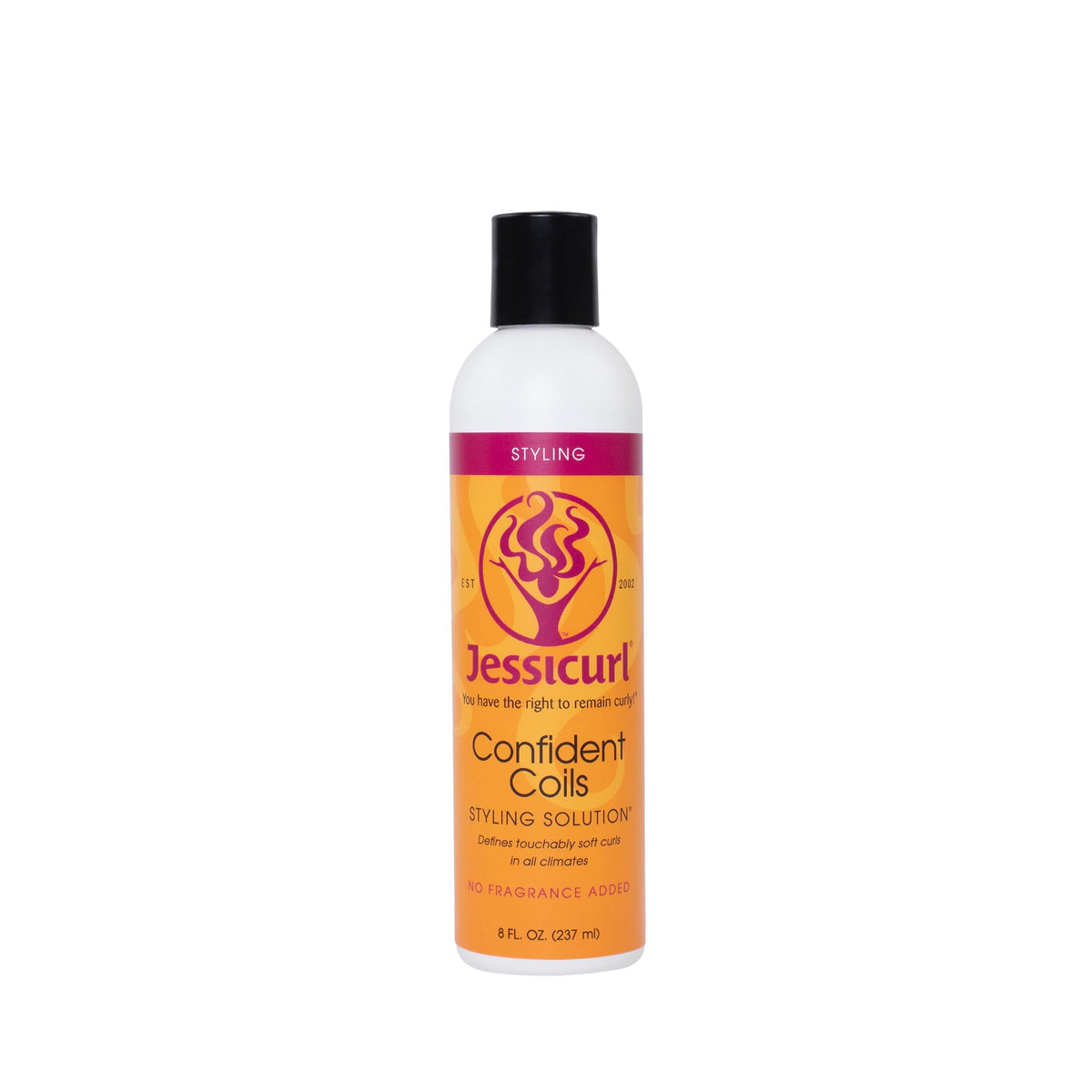 Jessicurl Confident Coils front packaging showing label and size, clear product identity and benefit