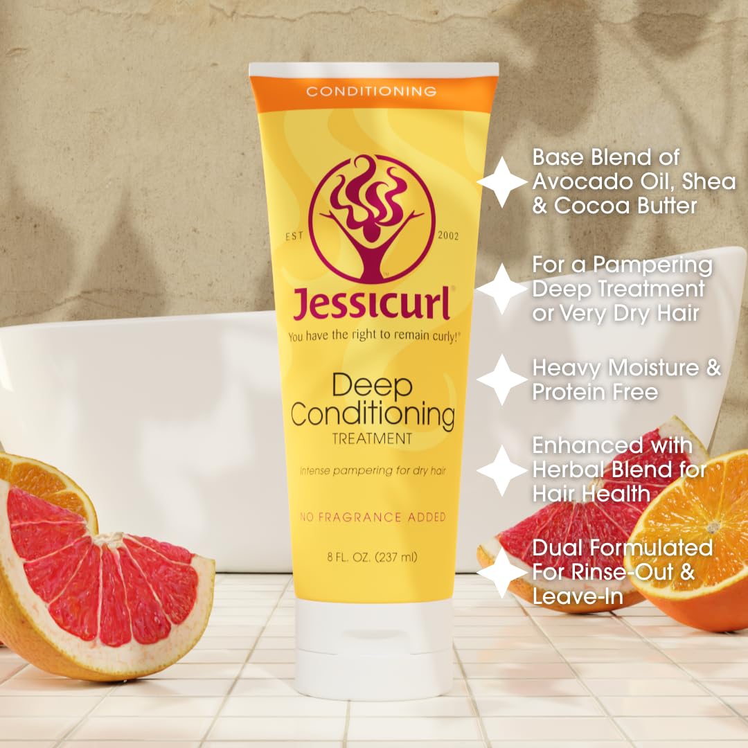 Jessicurl close-up of creamy texture demonstrating rich moisturizing formula