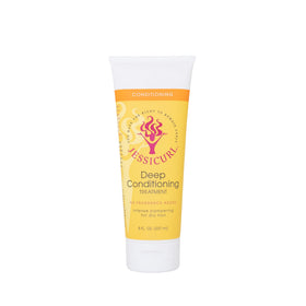Jessicurl deep conditioning jar front view showing label and size benefits