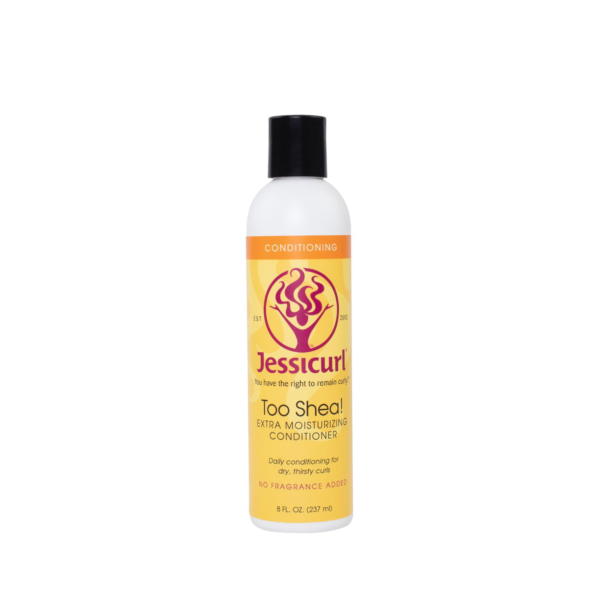 jessicurl front packaging showing bottle label and benefits for hydrated curls