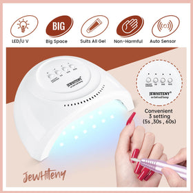 JEWHITENY dual nail forms in multiple sizes for consistent extension shaping