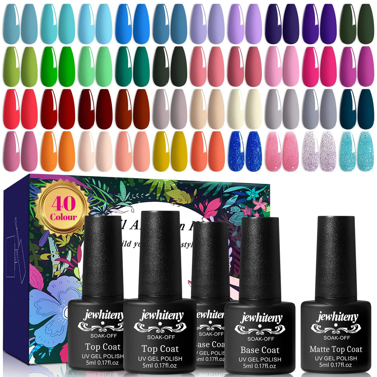 JEWHITENY front packaging showing full kit and included bottles, highlights convenience