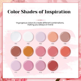 JEWHITENY poly gel color array displaying trendy shades for versatile nail looks