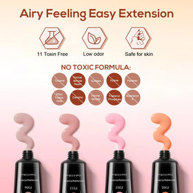 JEWHITENY tool kit and bottles organized for efficient at-home nail prep