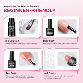 JEWHITENY tools and dual forms detail enabling simple builder-gel application