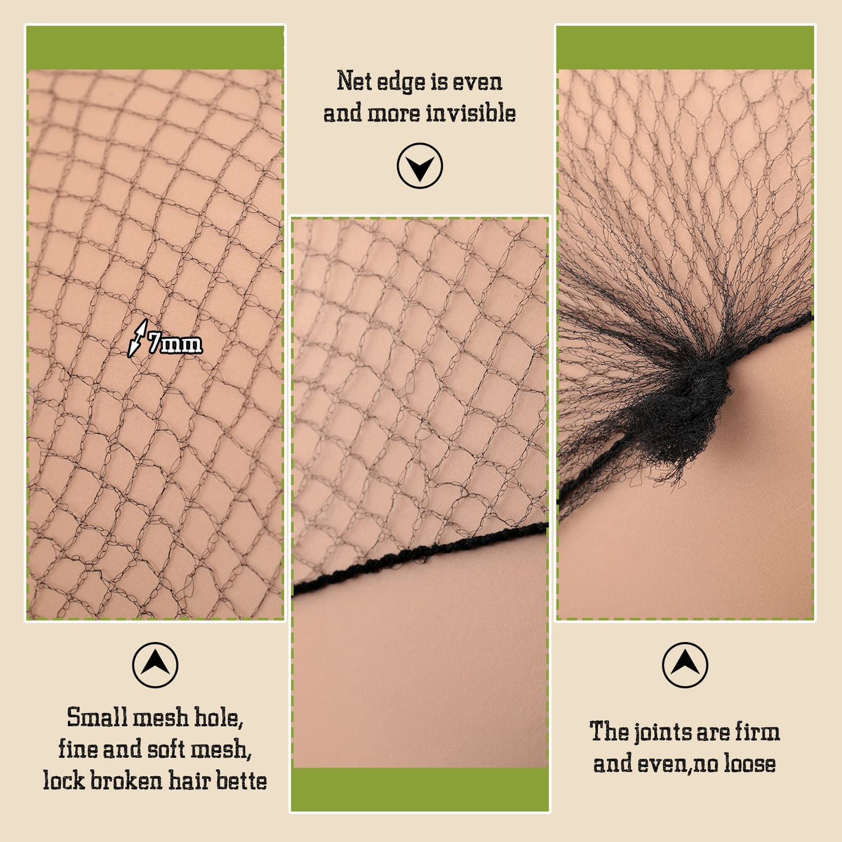 Jexine elastic edge detail showing secure grip benefit
