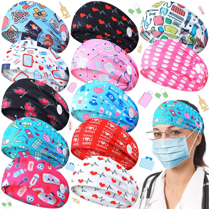 Jexine front packaging showing 12 headbands and variety benefit comfort