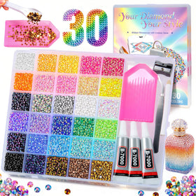 JGLXF front packaging of the 40000pcs kit showing included supplies and benefits