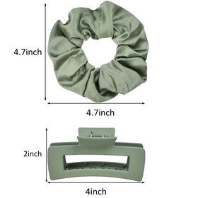 JGQUR close-up of matte claw clip texture with reinforced spring for secure hold