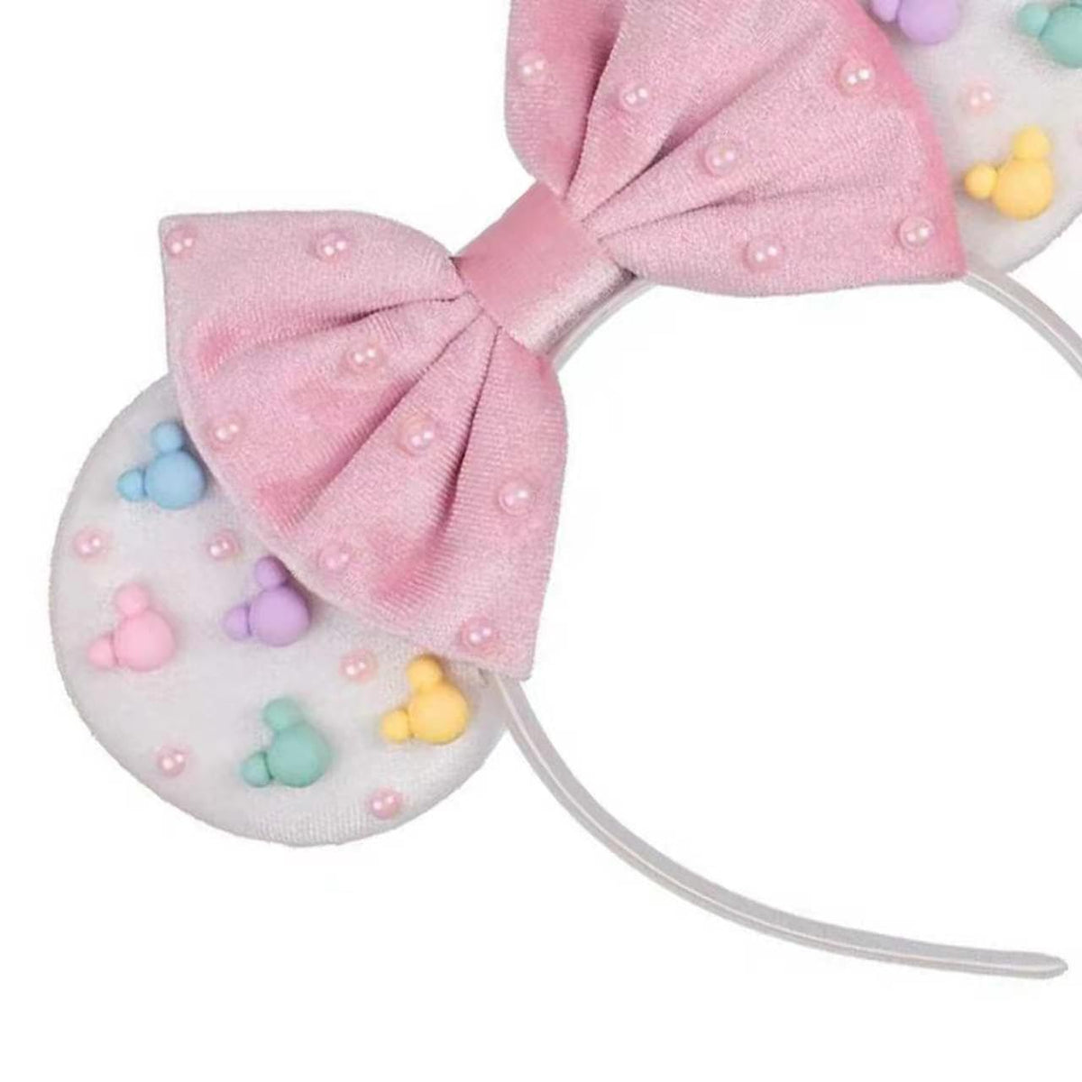 JIAHANG close-up of bead detail on ears highlights colorful decorative accents