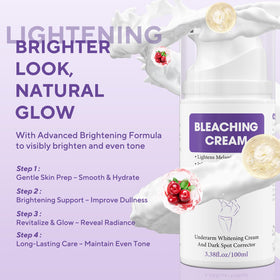 JIANLANPTT applied to bikini line, shows targeted brightening and soothing