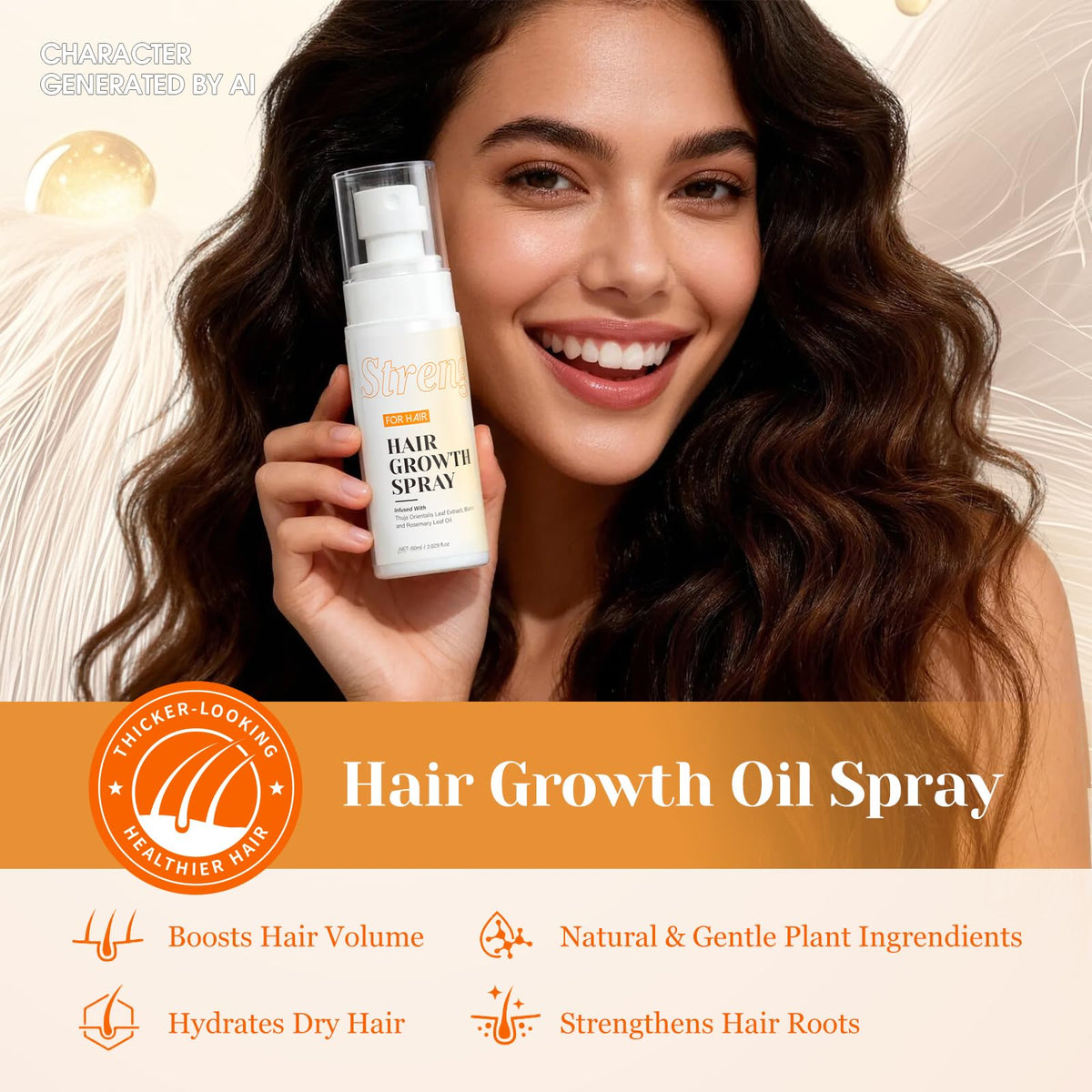 JIEXUN hair before and after depiction indicating improved strand appearance benefit