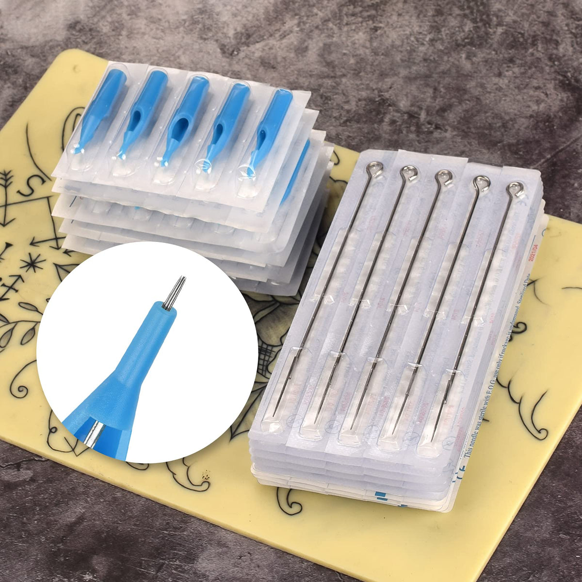 JimKing label and specs close-up confirming sterilized contents for safety