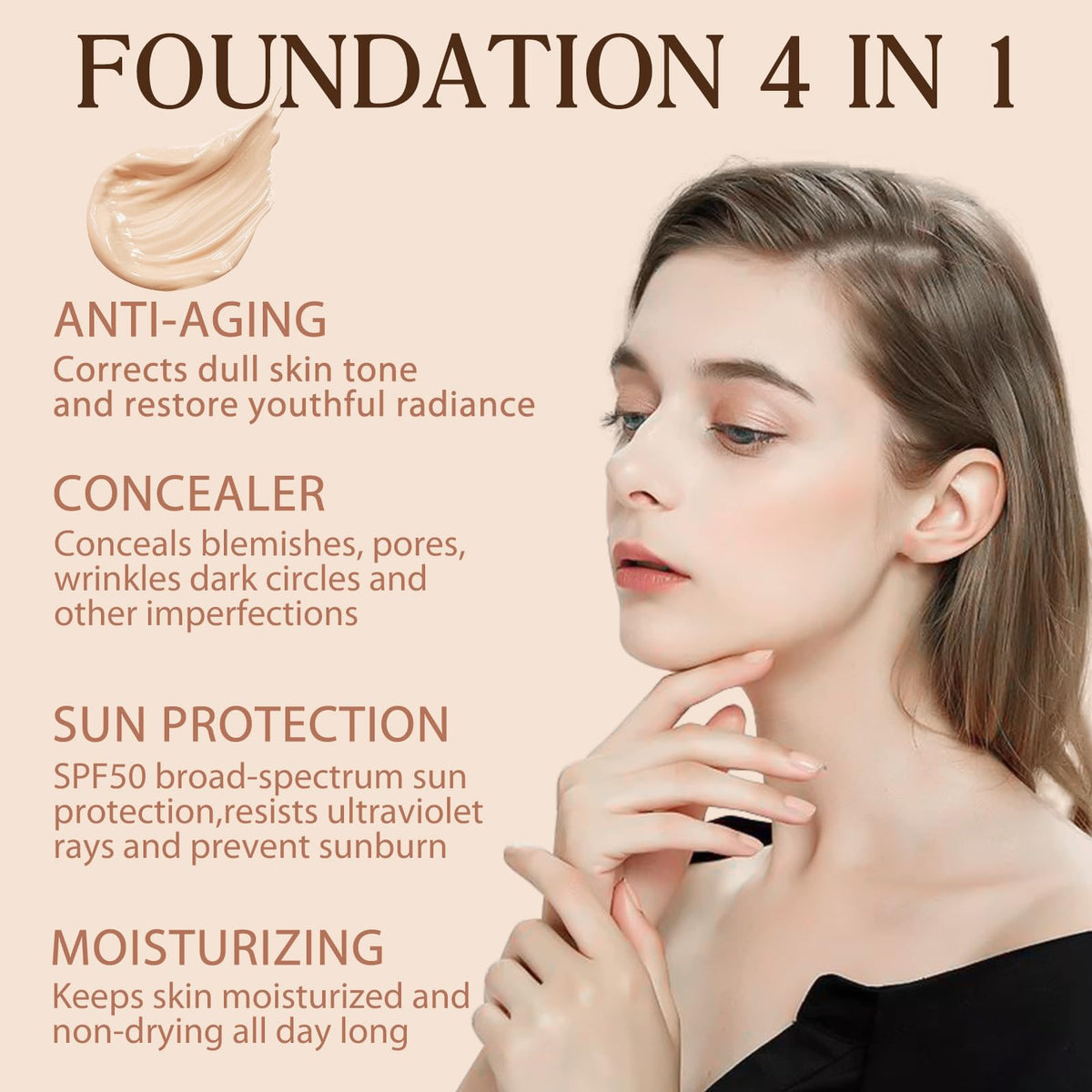 JIMYAUQIN texture cream drop emphasizing silky hydration and smooth glide