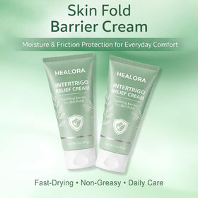 JINMAO Healora open tube and cream texture highlighting fast-drying, non-greasy feel