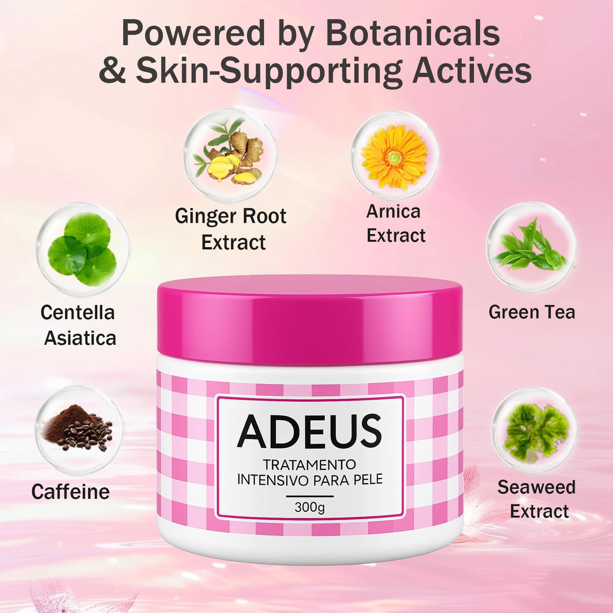 JINMAO ingredients label highlighting botanicals and actives
