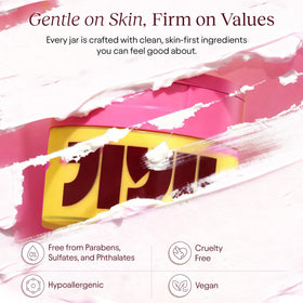 JiYu application on face and neck demonstrating quick absorption benefit