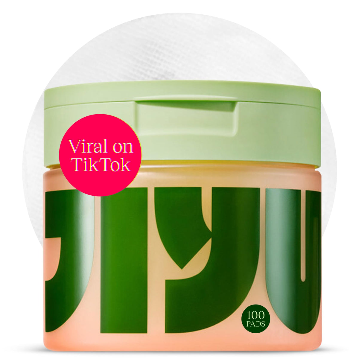 JiYu front packaging showing 100 count pads and clear benefits