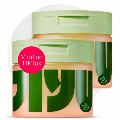 JiYu front packaging showing two jars and 200 pads, convenient supply
