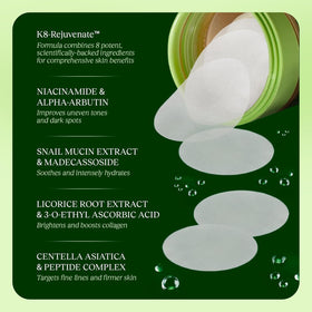 JiYu niacinamide ingredient close-up, targeting uneven tone and visible pores