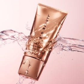 JLO BEAUTY product with box and ingredients flatlay for ingredient clarity