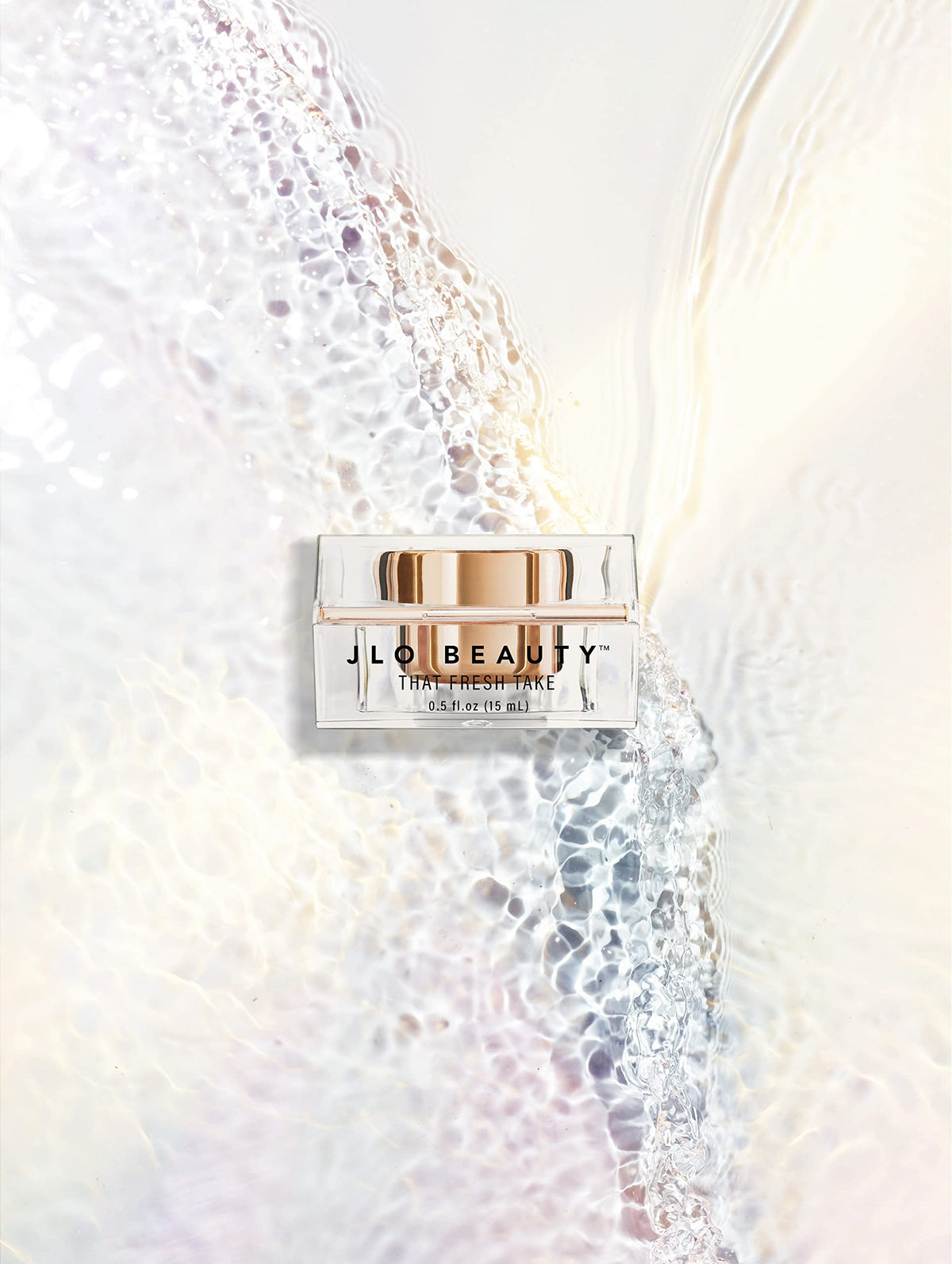 JLO BEAUTY in a morning routine setting boosting refreshed, makeup-ready skin