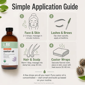 J MAC BOTANICALS massaged into cuticles and nails showing hydration benefit