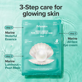 JMsolution moisture cream open jar showing rich texture for locking hydration
