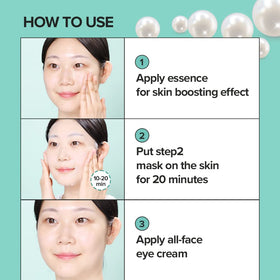 JMsolution applying essence step with hands illustrating easy prep and absorption