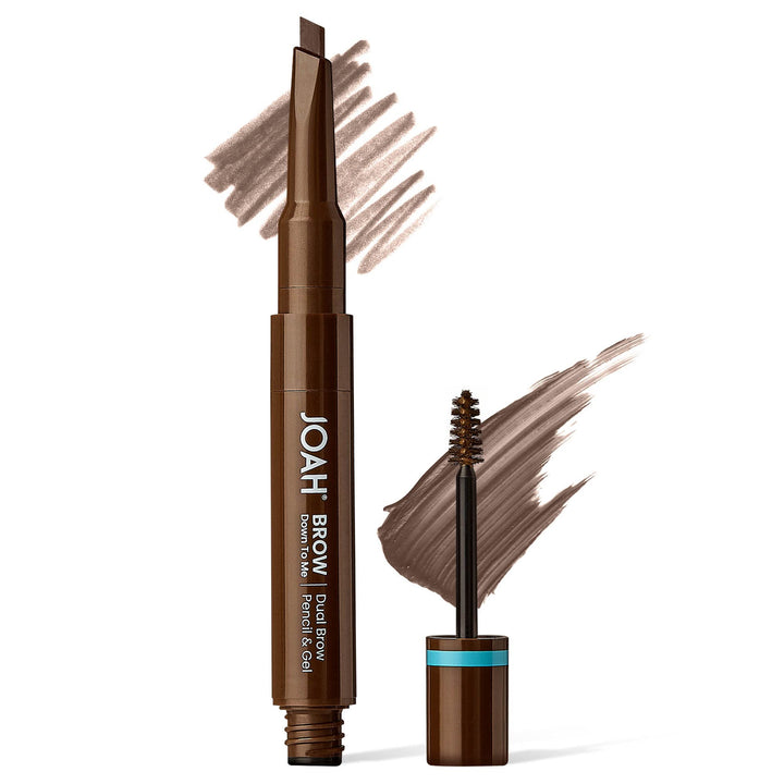 JOAH product front angled view showing dual pencil and gel, neat compact benefit
