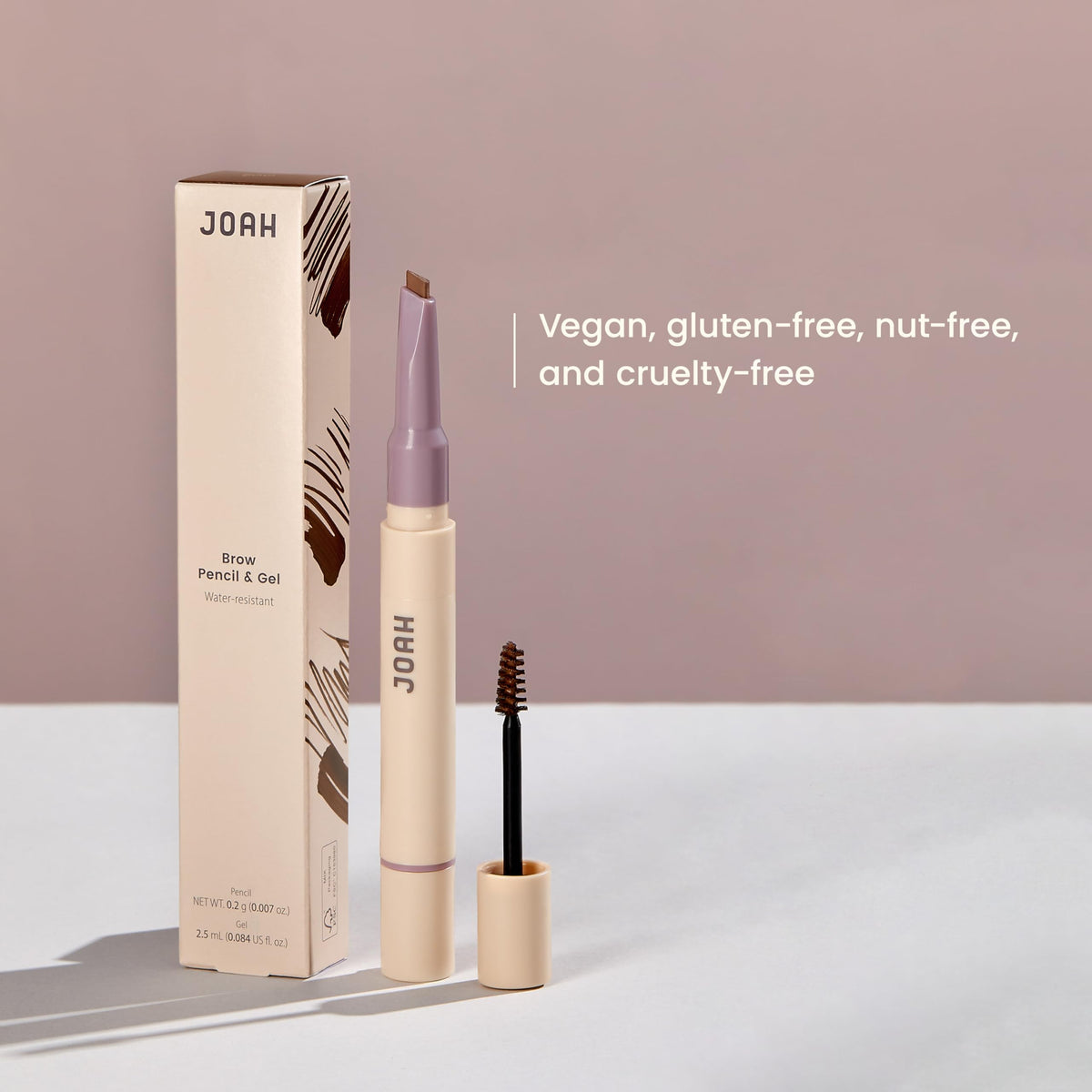 JOAH before and after brows comparison showing fuller, defined arches