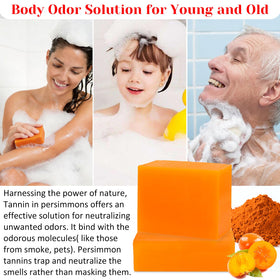 Joanssore soap on shower shelf illustrating easy daily use and freshness