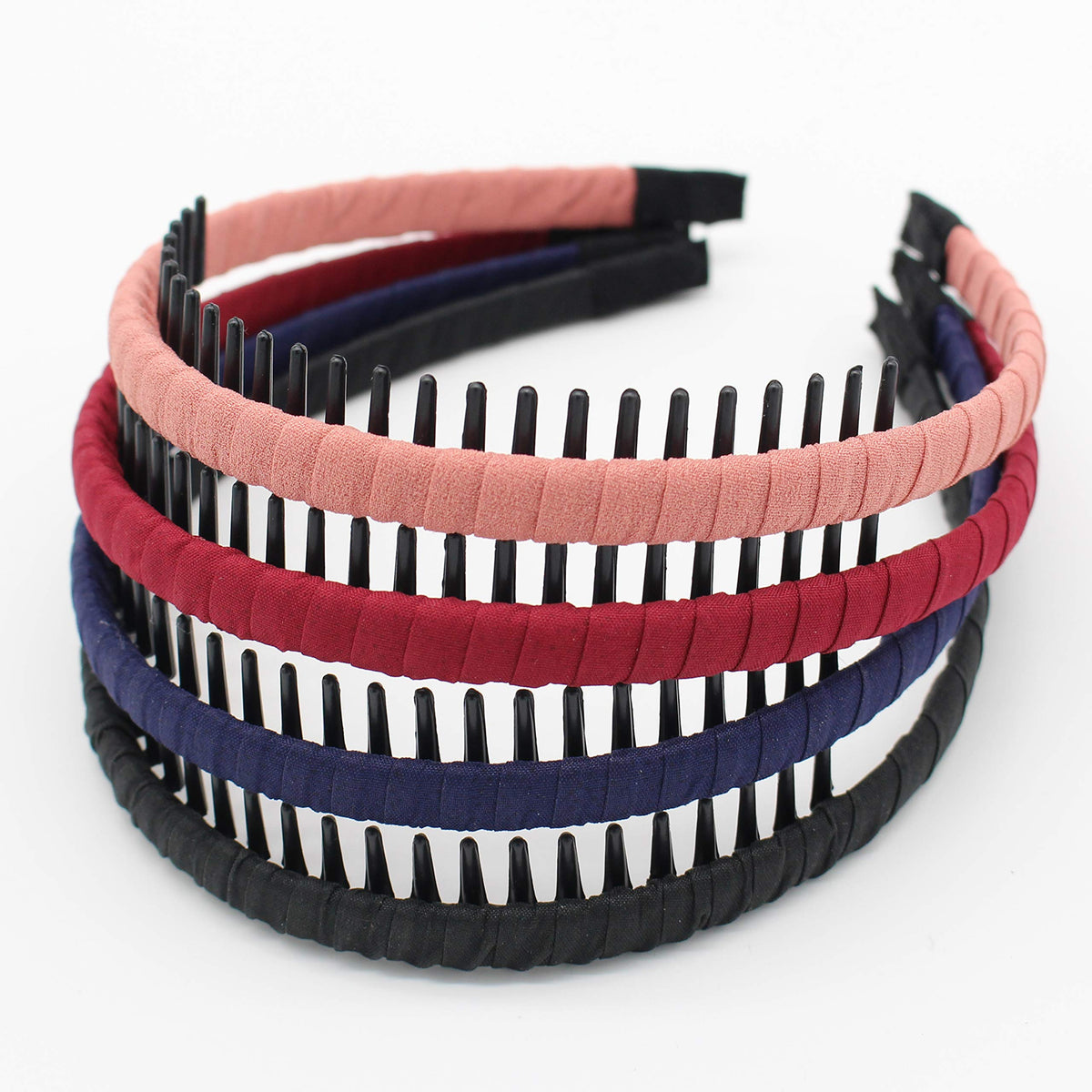 JOBAND front packaging showing four colorful headbands and easy storage benefit