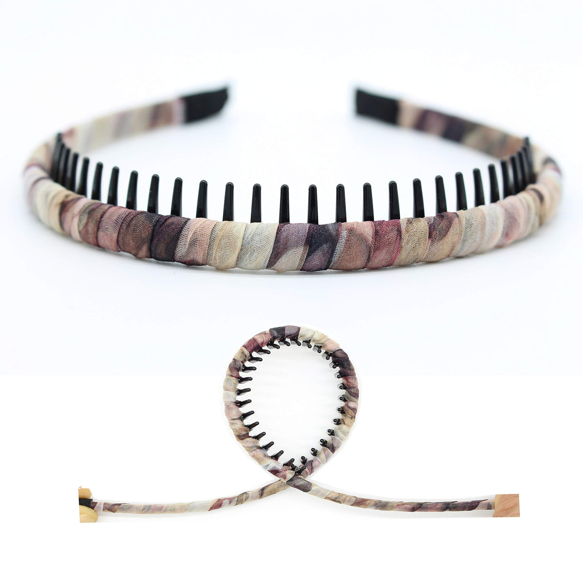 JOBAND headband beside coin showing scale and lightweight convenience