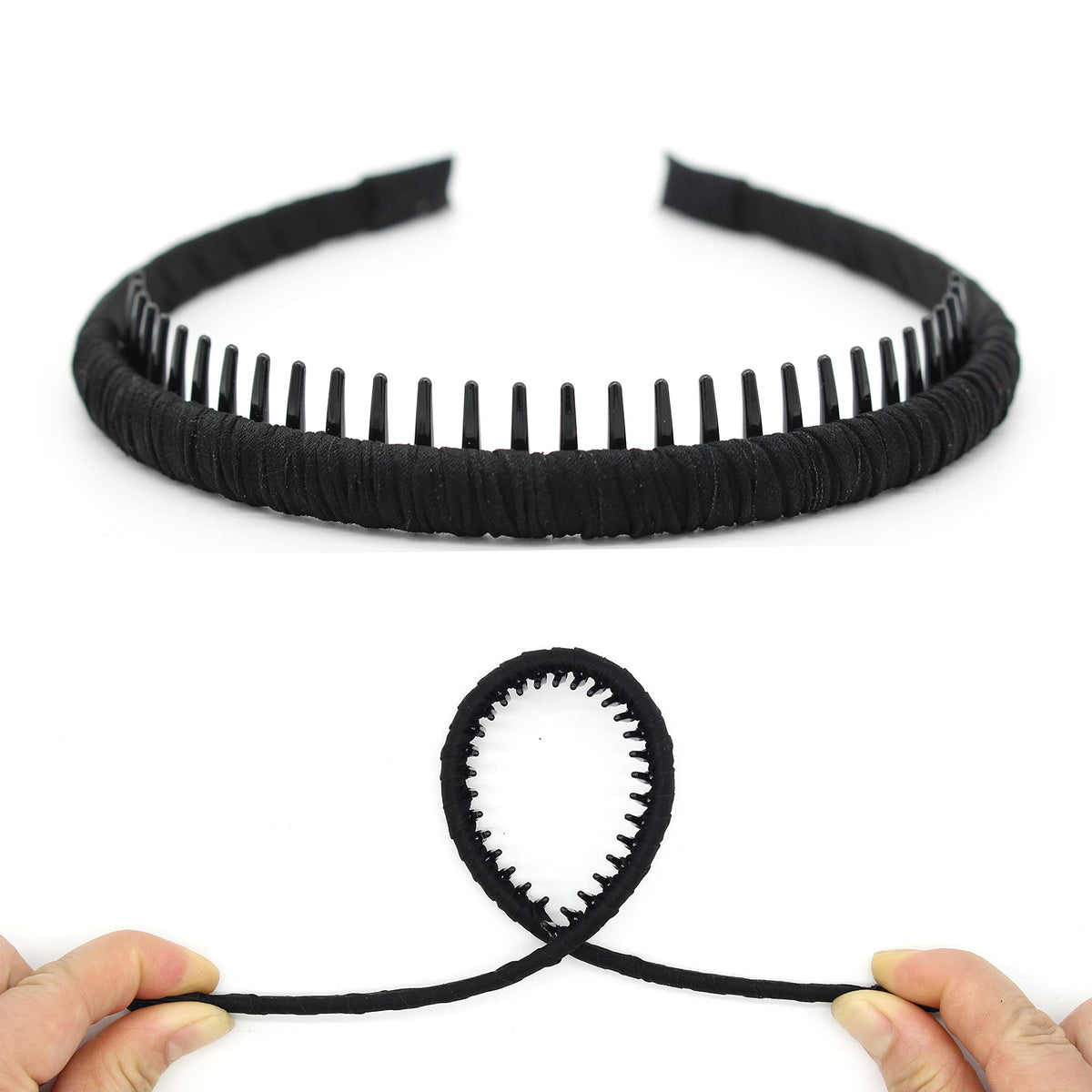 JOBAND close-up of zig zag teeth highlighting secure grip and non-slip design