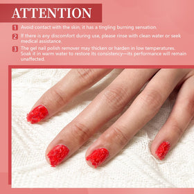 JODSONE being applied to a nail demonstrating quick lifting and simple home removal