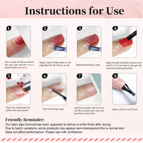 JODSONE before and after gel removal on a nail showing cleaner nail surface