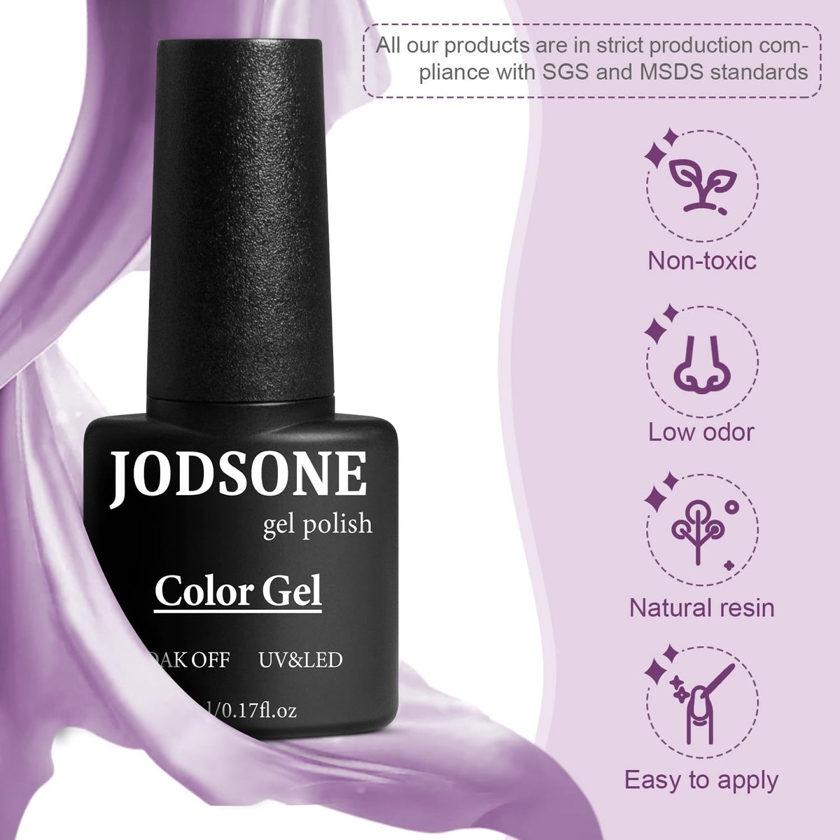 JODSONE brush and stroke closeup showing smooth application and precise control